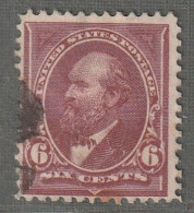 Etats-Unis D'Amérique - Emissions Générales : N°102 Obl (1894) Garfield : 6c Brun-rouge - Used Stamps