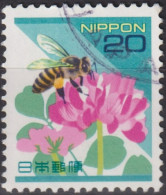 1997 Japan-Nippon,° Mi:JP 2508A, Sn:JP 2476, Yt:JP 2389, Honey Bee (Apis Mellifera Ssp.), Chinese Milk Vetch - Usados