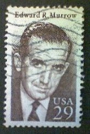 United States, Scott #2812, Used(o), 1994, Edward R. Murrow, 29¢, Brown - Oblitérés