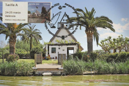 Spain 2022 - ATM Parque Nac. De La Albufera, Valencia Carte Maximum - Vignette [ATM]