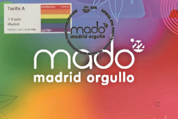Spain 2022 - LGTBI+ Mado Madrid Orgullo Carte Maximum - Machine Labels [ATM]