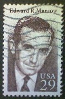 United States, Scott #2812, Used(o), 1994, Edward R. Murrow, 29¢, Brown - Usati