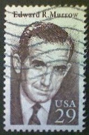 United States, Scott #2812, Used(o), 1994, Edward R. Murrow, 29¢, Brown - Used Stamps