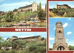 72550676 Wettin Wettin-Loebejuen Unterburg Saale Faehre Friedensturm Wettin Wett - Wettin