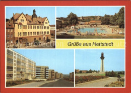 72550642 Hettstedt Rathaus Freibad Polytechnische Oberschule Freundschaftsflamme - Hettstedt