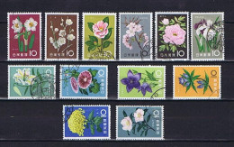 Japan 1961: Michel 743-754 Used,  Gestempelt - Usati