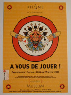 CARTE A JOUER - AS COEUR / PIQUE ... - Carte Publicitaire Museum Lyon (Rhône) - Spielkarten