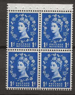 1958 MNH GB Watermark Multiple Crown Booklet Pane SG 571-m Postfris** - Nuevos