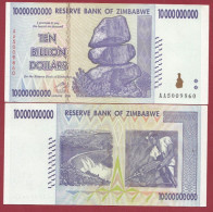 Zimbabwe --10000000000 Dollars (10 Billion De Dollars )  2008---NEUF/UNC --(65) - Zimbabwe