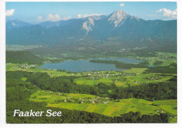 9580  LUFTBILD FAAKER SEE MIT DE ORTEN DROBOLLACH, EGG UND FAAK - Faakersee-Orte