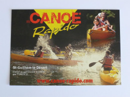 CANOE Sur L'Hérault - Carte Publicitaire - Canottaggio