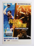 HANDBALL - Match France - Argentine - Joueur De Hand ,avec Ballon - Match Préparation à Montpellier Pour Mondial Espagne - Handball