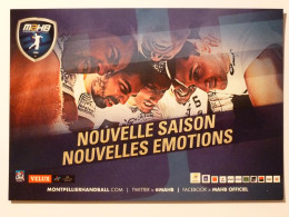 HANDBALL - MAHB Montpellier - Joueurs / Visages - Carte Publicitaire - Handbal