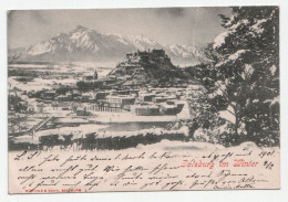 Salzburg Im Winter. Jahr 1901. - Salzburg Stadt