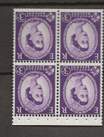 1958 MNH GB Watermark Multiple Crown Booklet Pane SG 575-mWi Postfris** - Nuevos