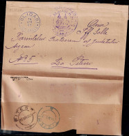 ROMANIA 1897 LETTER SENT 14/4/1897 FROM BLIDARI TO PITESTI VF!! - 1858-1880 Moldavia & Principado