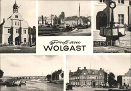 72326749 Wolgast Mecklenburg-Vorpommern Rathaus Hafen Marktbrunnen Segelhafen Po - Wolgast