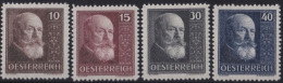 Austria  374/377 * Charnela. 1928 - Ungebraucht