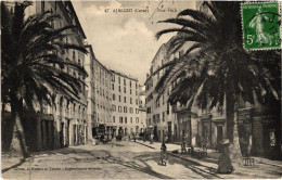 CORSE - AJACCIO - L'Entrée De La Rue Fesch - Marchand De Vins Et Liqueurs BRIEU - 2 Cartes - Ajaccio