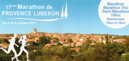 CPM - VAUCLUSE - PERTUIS - 17EME SEMI ET MARATHON DE PROVENCE LUBERON 2013 - Pertuis