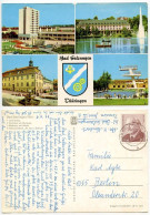 Germany, DDR 1974 Postcard Bad Salzungen, Thüringen - Multiple Views; 10pf. Hermann Duncker Stamp - Bad Salzungen