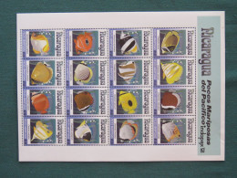 Nicaragua 1993 Butterfly Fishes Of The Pacific - Mention INDOPEX'93 - MINT - Nicaragua