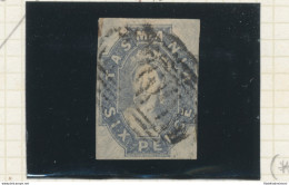 1863 TASMANIA - Stanley Gibbons N. 46 6d. Grey-violet USATO - Otros & Sin Clasificación