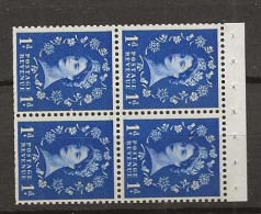 1960 MNH GB Phosphor Booklet Pane SG 611-mb Postfris** - Ungebraucht