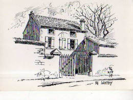 94 SANTENY Maison De Petit Proprietaire Cultivateur, Collection Maisons Paysannes De France, Illstrateur - Santeny