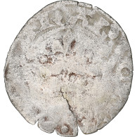 France, Charles IV, Double Parisis, 1323-1328, Billon, B+, Duplessy:244b - 1322-1328 Carlos IV El Hermoso