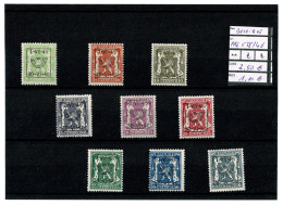 PRE 538/46 XX - Sobreimpresos 1936-51 (Sello Pequeno)