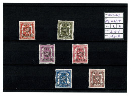 PRE 547/52 XX - Typo Precancels 1936-51 (Small Seal Of The State)