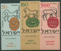 Israel 1957 Jüdische Festtage Siegel 145/47 Mit Tab Postfrisch - Ungebraucht (mit Tabs)