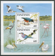 Tansania 1990 Vögel Glanzstar Racke Block 129 Postfrisch (C23611) - Tanzania (1964-...)