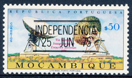 Mozambique - 1975 - Independence / Earth Stations - Via Satellite - 1974 Type - MNH - Mozambique