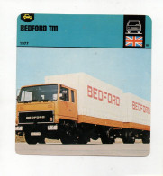 FICHE CAMION - BEDFORD TM - Trucks