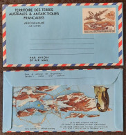 TAAF - Aérogramme - 1993 - N° 1 ** Avec 1 LIGNE - 5.70 FR - Enteros Postales