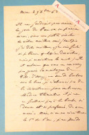 ● L.A.S 1963 Adolphe BELOT écrivain Dramaturge - NICE - Ville D'Avray - Cannes Monaco - Né à Pointe à Pitre - Lettre - Ecrivains