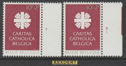 N° 2078 **  Postfris Pl. Nr.1 En 2 / Sans Charnière - 1981-1990