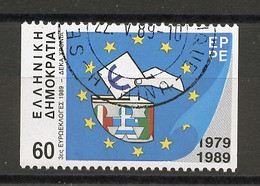 Grèce - Griechenland - Greece 1989 Y&T N°1709B - Michel N°1725C (o) - 60d élection Européenne - Oblitérés