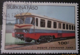 BURKINO FASO 1985 ~ S.G. 812, ~ TRAINS. ~  VFU #02988 - Burkina Faso (1984-...)