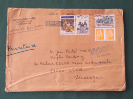 France 2023 Cover To Nicaragua - Nancy Marianne Carnaval Venise - Storia Postale