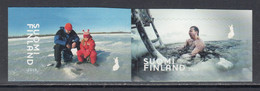 2019 Finland Activities On Ice Fishing Swimming Complete Set Of 2 MNH @ Below Face Value - Ungebraucht