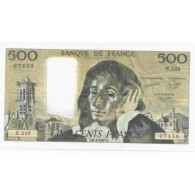 FAY 71/35 - 500 FRANCS PASCAL - 08/01/1987 - N.249 - SUPERBE - PICK 156 - 500 F 1968-1993 ''Pascal''