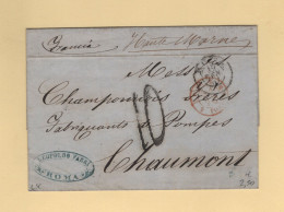 Italie - Roma - Rome - 1851 - Destination France - Sans Correspondance - Non Classificati