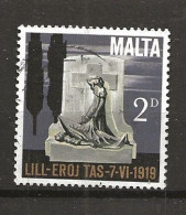 Malta 1969 50th Anniversary Of The International Labour Organisation (ILO), Mi 393 Cancelled(o) - Malte