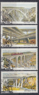 SOUTH AFRICA 651-654,used,bridges - Oblitérés