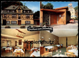 ÄLTERE POSTKARTE BRAUBACH AM RHEIN GASTHAUS ZUM FELSENKELLER FAMILIE DIETERMANN AM FUSSE DER MARKSBURG Ansichtskarte AK - Braubach