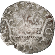 France, Charles IV, Double Parisis, 1323-1328, Billon, TB, Duplessy:244b - 1322-1328 Charles IV Le Bel