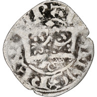 France, Charles IV, Double Parisis, 1323-1328, Billon, TB+, Duplessy:244b - 1322-1328 Carlos IV El Hermoso